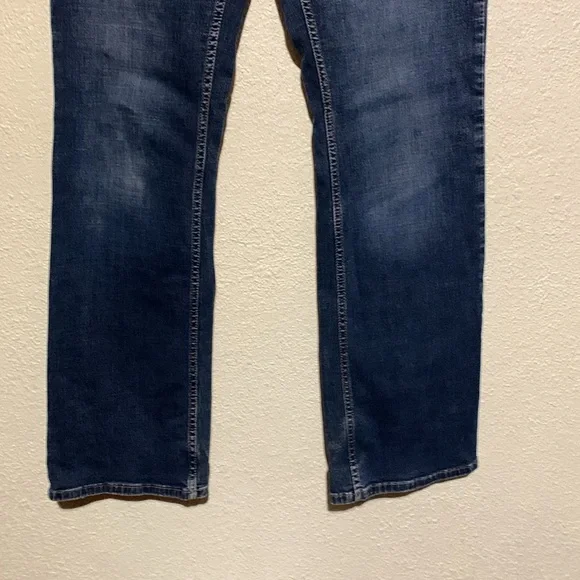 Caslon Jeans 10 Blue Stretch Straight Mid Rise 5-Pockets Cotton Spandex - Picture 2 of 16